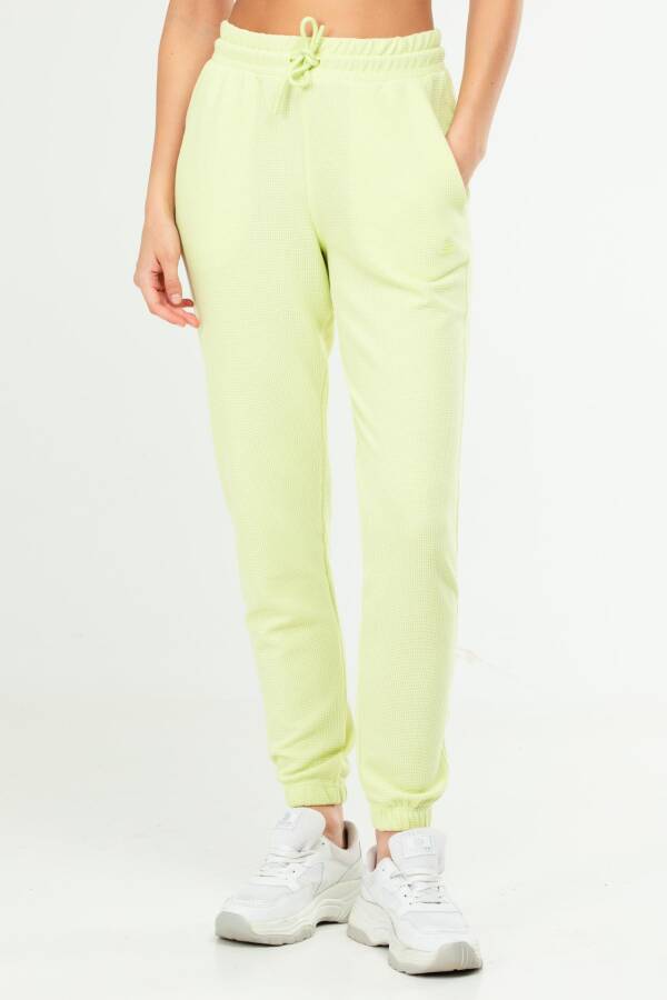 AÇIK YEŞİL Regular 100% Pamuklu Lastik Paça Kadın Basic Eşofman Alt sd1001 - Speedlife