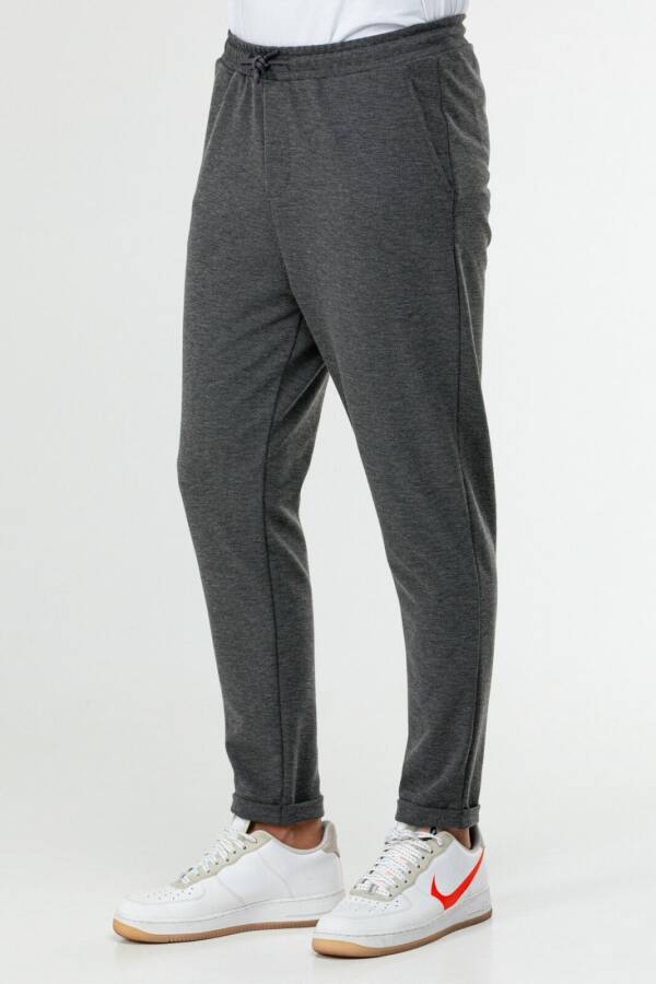 Antrasit Regular Pamuklu Erkek Spor Pantolon xd0415 - Speedlife (1)