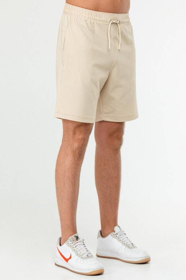 Bej Regular Pamuklu Erkek Şort xe0303 - Speedlife (1)