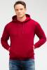 Bordo Regular Pamuklu Kapüşonlu Erkek Sweatshirt XC2224 