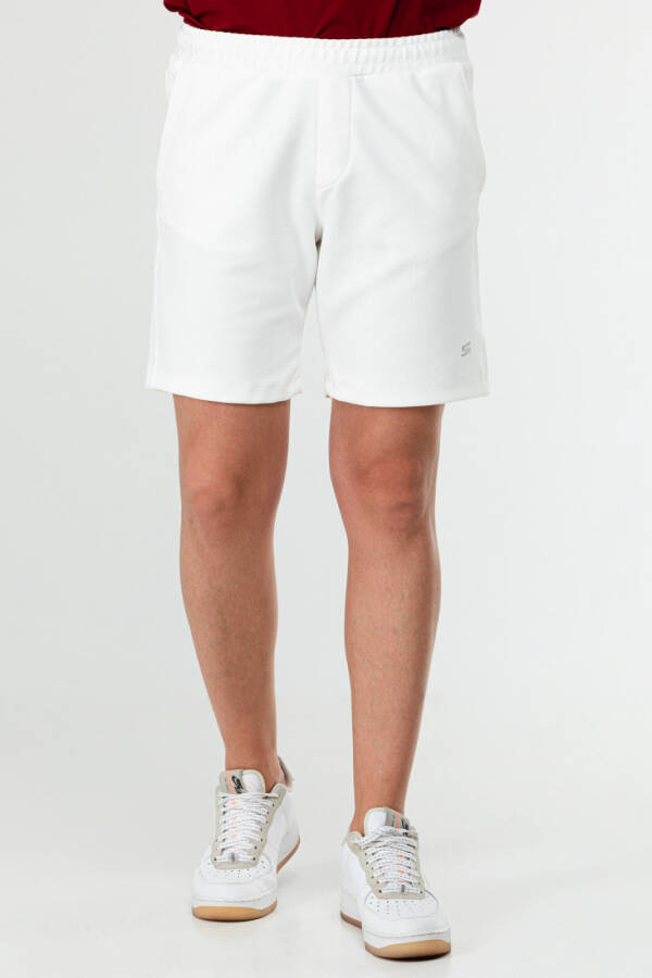 Ekru Regular Pamuklu Erkek Şort xe0304 - Speedlife