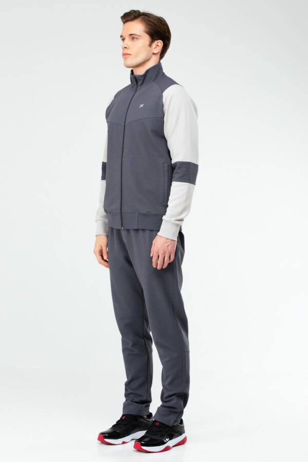 Füme Regular Dik Yaka Erkek Eşofman Takım xa1732 - Speedlife (1)