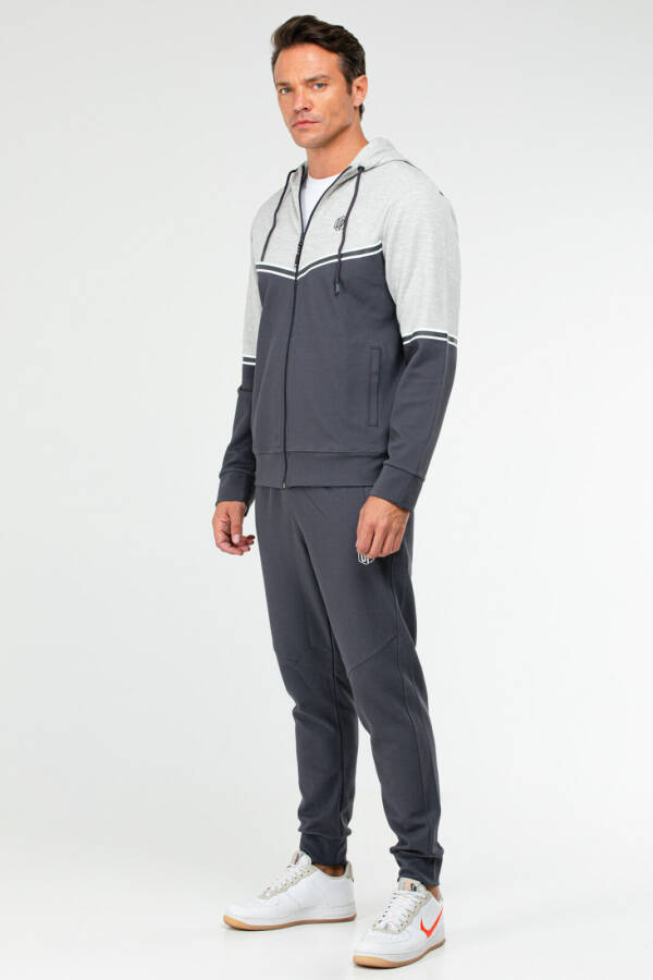 Füme Regular Pamuklu Kapüşonlu Erkek Eşofman Takım xa1770 - Speedlife (1)