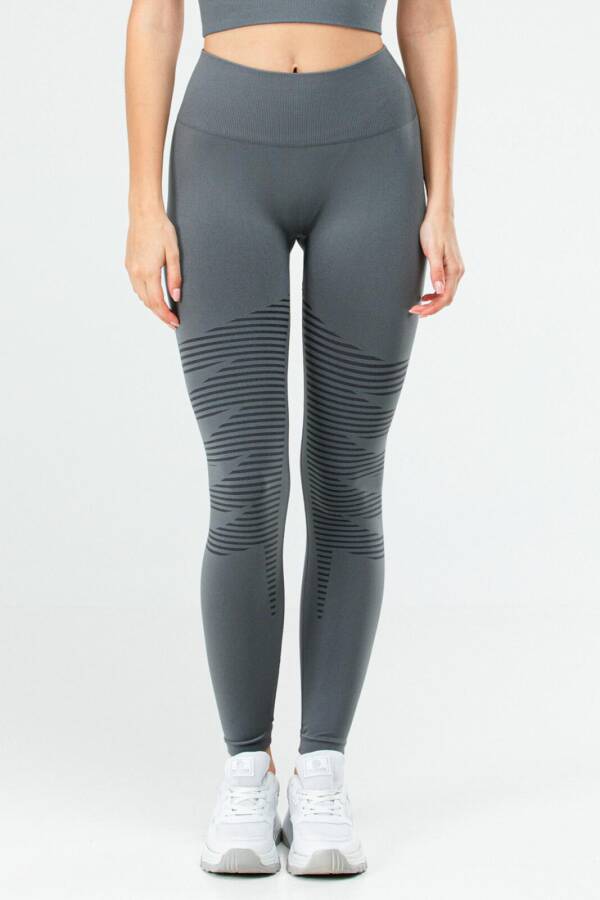 Füme Slim Fit Toparlayıcı Seamless Kadın Tayt ssd0025 - Speedlife