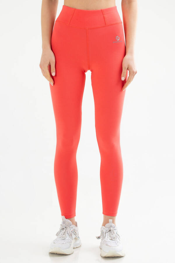 Fuşya Slim Fit Likralı Yüksek Bel Toparlayıcı Kadın Tayt sd0756 - Speedlife