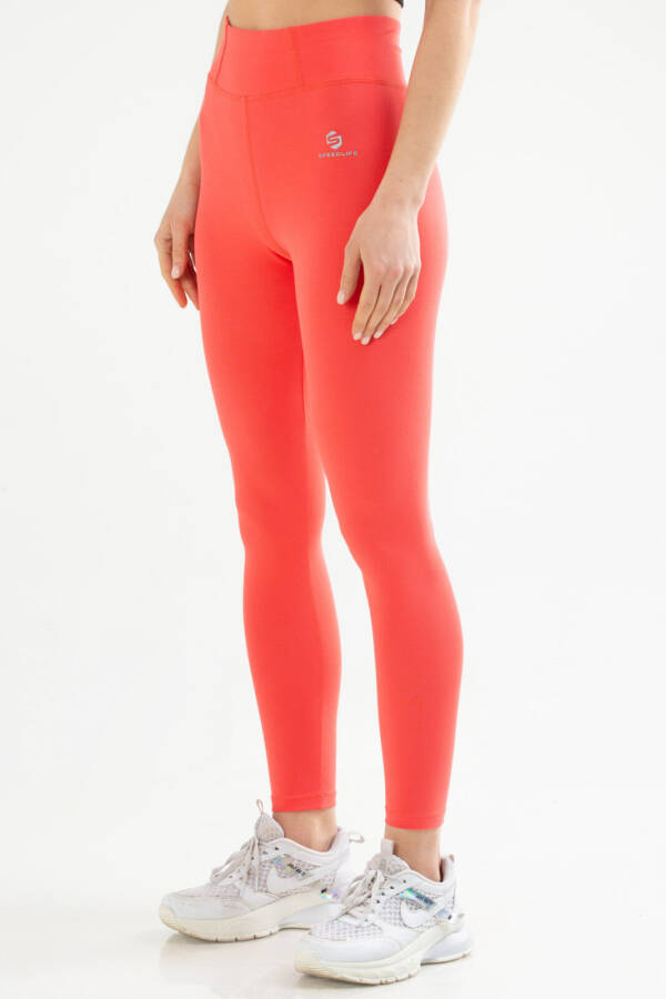 Fuşya Slim Fit Likralı Yüksek Bel Toparlayıcı Kadın Tayt sd0756 - Speedlife (1)