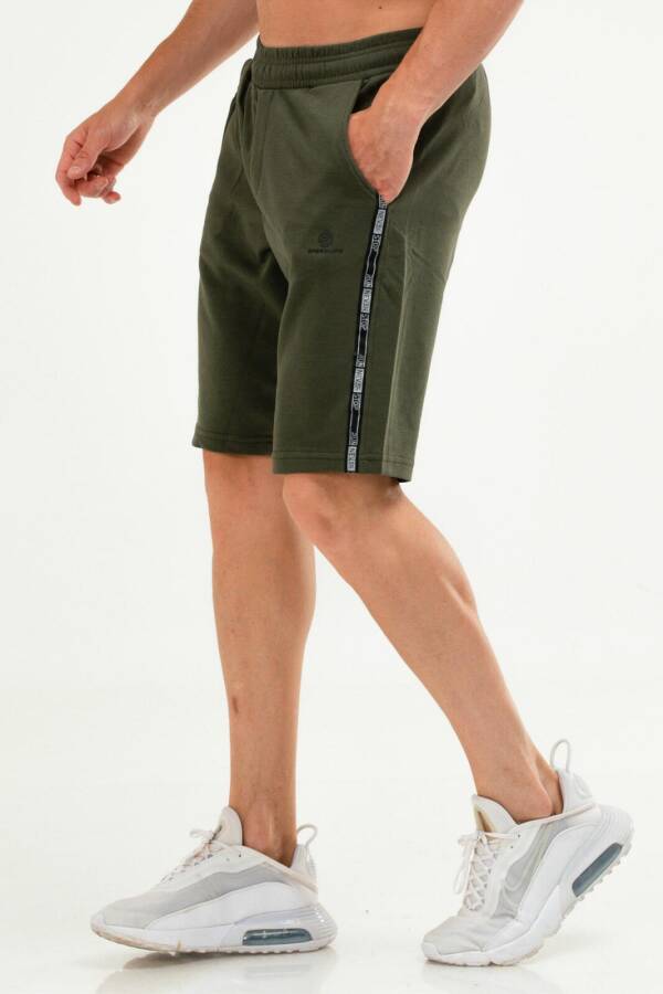 Haki Regular Pamuklu Yandan Cep Erkek Şort xe0147 - Speedlife (1)