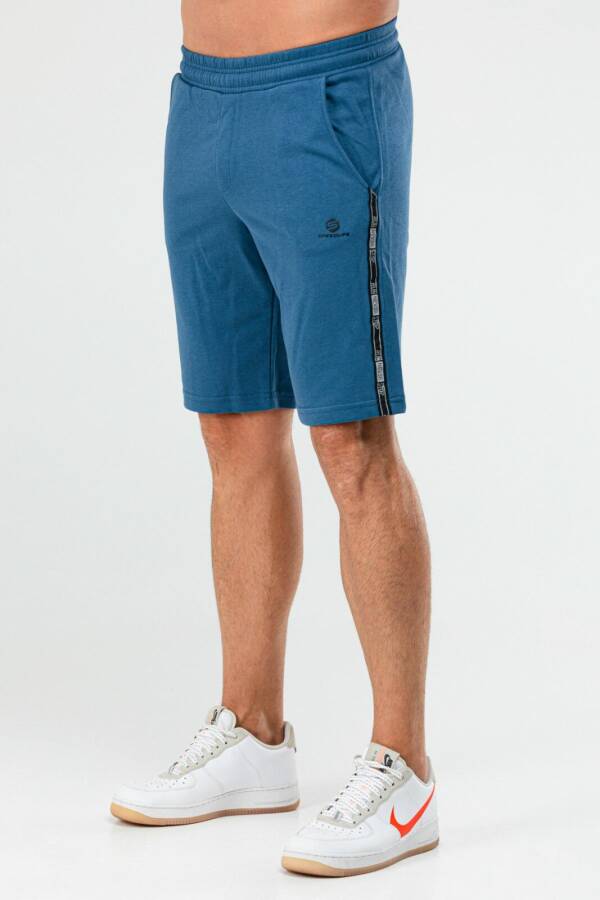 İndigo Regular Pamuklu Yandan Cep Erkek Şort xe0147 - Speedlife (1)