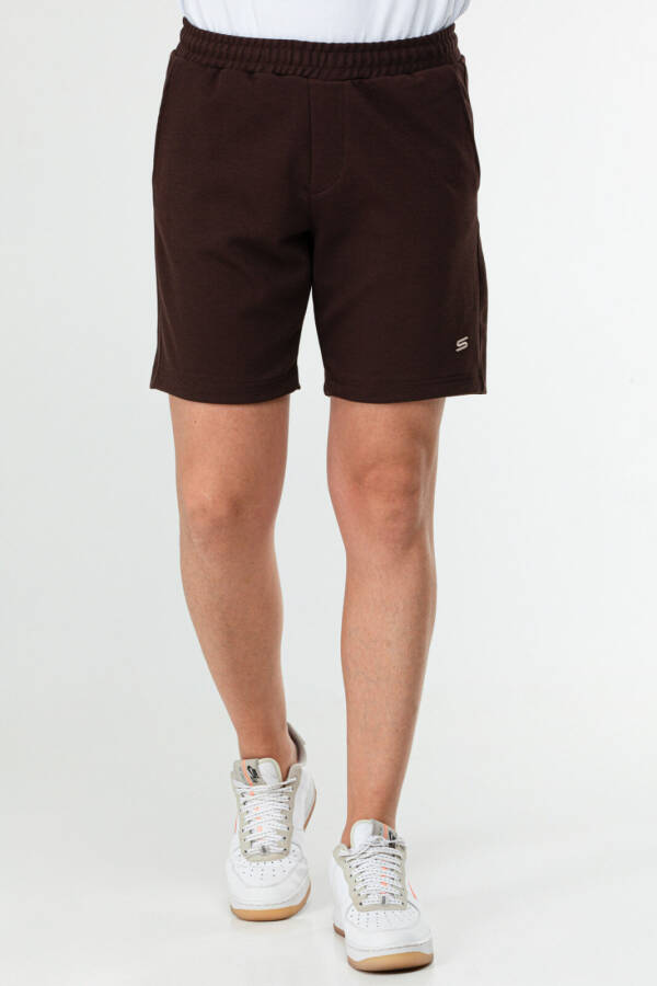 Kahverengi Regular Pamuklu Erkek Şort xe0304 - Speedlife