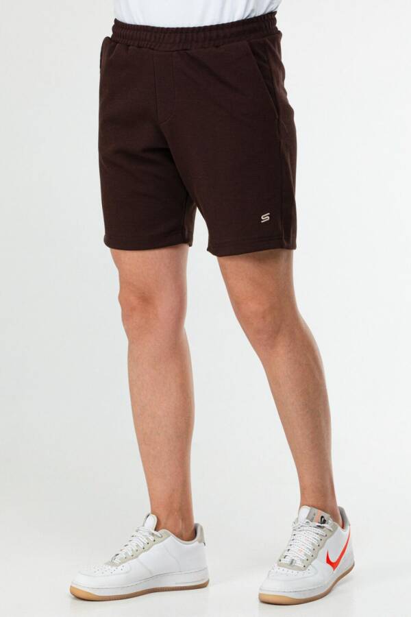 Kahverengi Regular Pamuklu Erkek Şort xe0304 - Speedlife (1)