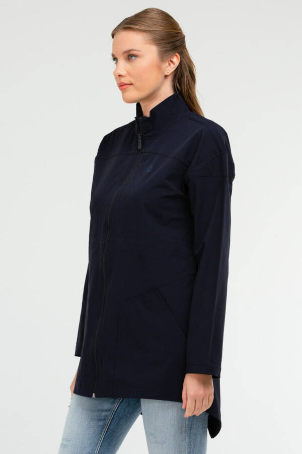 Lacivert Regular Dik Yaka Kadın Tunik sc1092 - Speedlife (1)