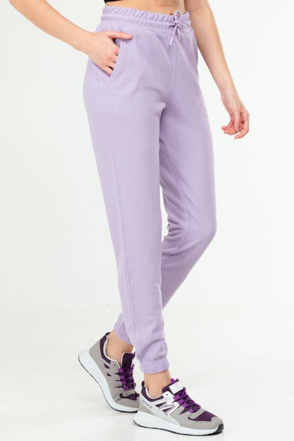 Lila Regular 100% Pamuklu Lastik Paça Kadın Basic Eşofman Alt sd1001 - Speedlife (1)