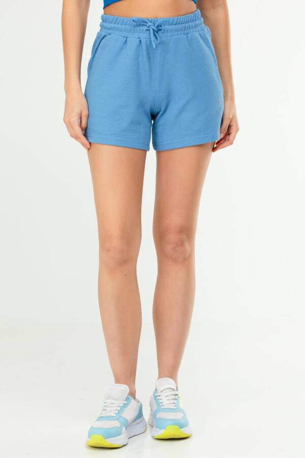 Mavi Regular Basic 100% Pamuk Yandan Cep Yüksek Bel Kadın Şort SE0153 - Speedlife