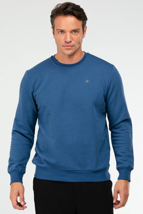 Mavi Regular Pamuklu Bisiklet Yaka Basic Erkek Sweatshirt xc2366 - Speedlife