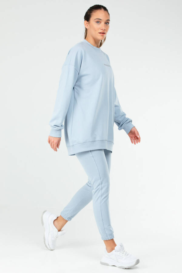 Mavi Regular Pamuklu Bisiklet Yaka Basic Kadın Tunik Takım sa2619 - Speedlife (1)