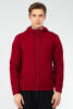 Bordo Regular Pamuklu Kapüşonlu Erkek Sweatshirt XC2248 