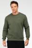 Haki Regular Pamuklu Bisiklet Yaka Basic Erkek Sweatshirt xc2366 