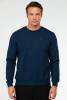 Lacivert Regular Pamuklu O Yaka Basic Erkek Sweatshirt xc2372 