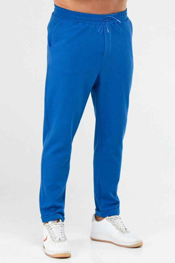 Sax Mavi Regular Pamuklu Erkek Spor Pantolon xd0415 - Speedlife (1)