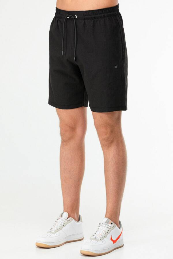 Siyah Regular Pamuklu Erkek Şort xe0303 - Speedlife