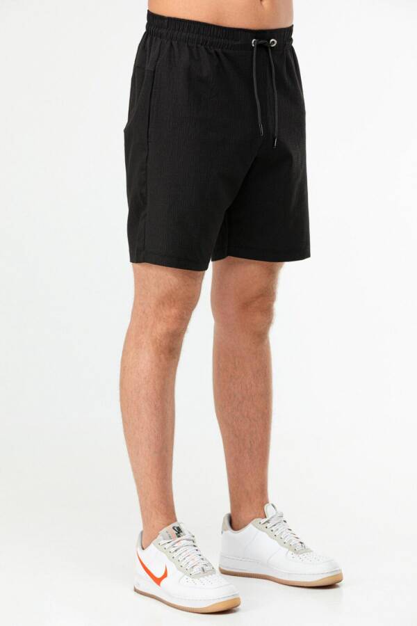 Siyah Regular Pamuklu Erkek Şort xe0303 - Speedlife (1)