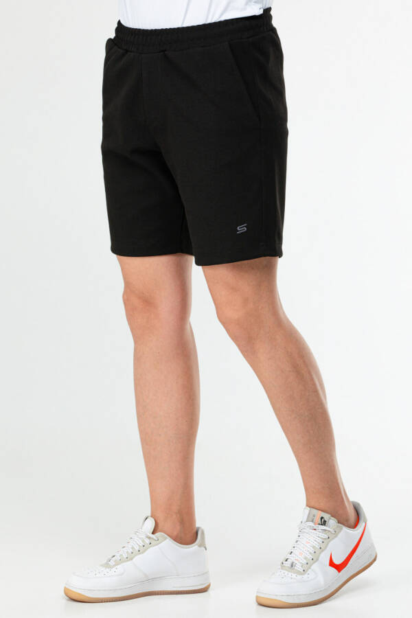 Siyah Regular Pamuklu Erkek Şort xe0304 - Speedlife (1)