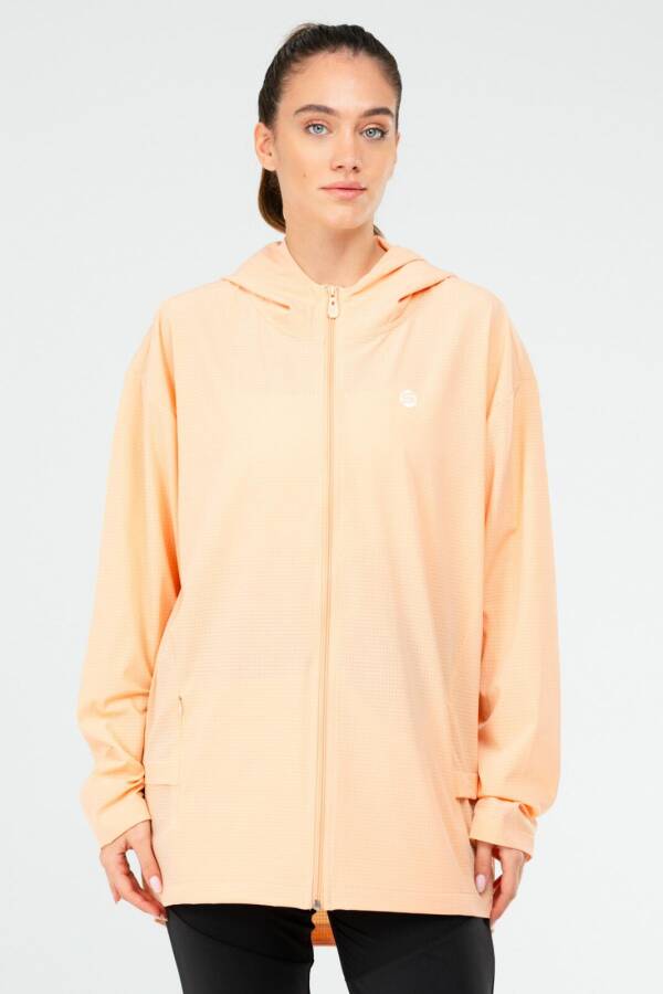 Somon Regular Fit Düz Kapüşonlu Kadın Tunik sc1109 - Speedlife (1)